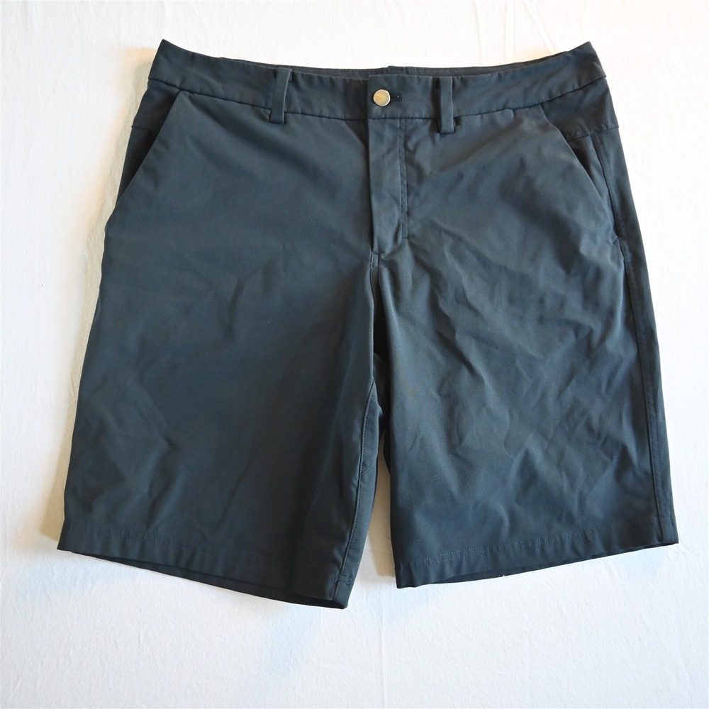 Lululemon 34x10.5" Navy Blue‎ M7929S The Works Warpstreme Mens Shorts
